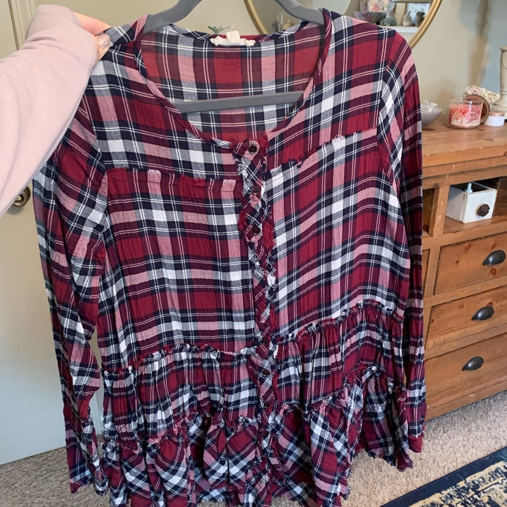 Cute plaid tunic